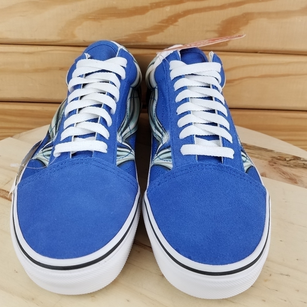 Vans Unisex Off The Wall 508731 Blue Casual Sneakers Shoes Size M6.5 W8 NEW - Picture 8 of 11